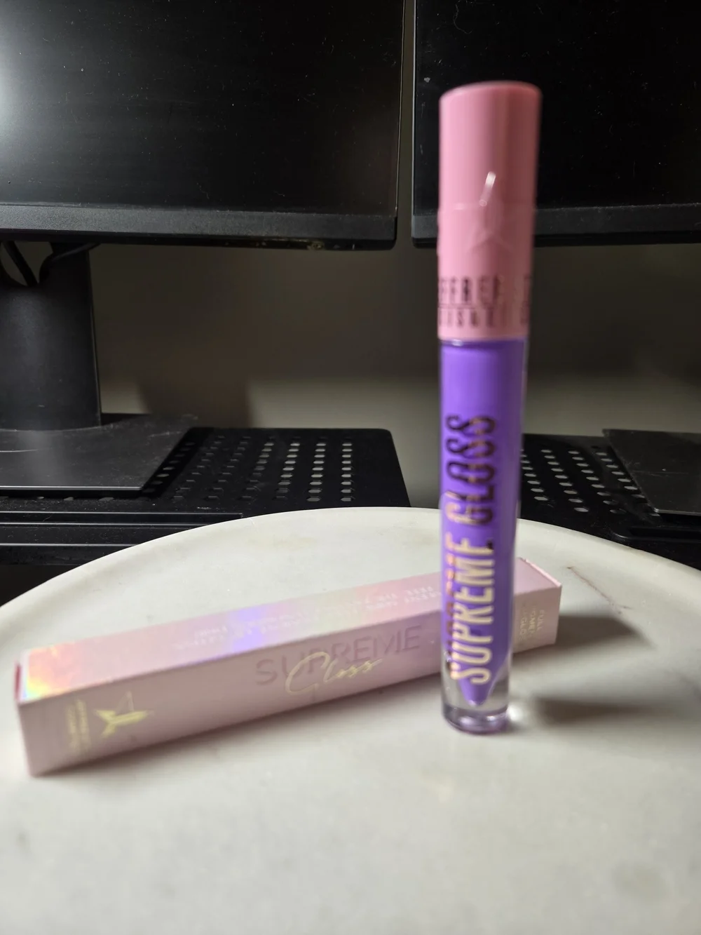 NIB Jeffree Star Cosmetics Supreme Gloss - Frosting For Dinner 💜